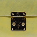 LOUIS VUITTON Monogram Vernis Spring Street Hand Bag Gris M91029 LV Auth ep5954-18