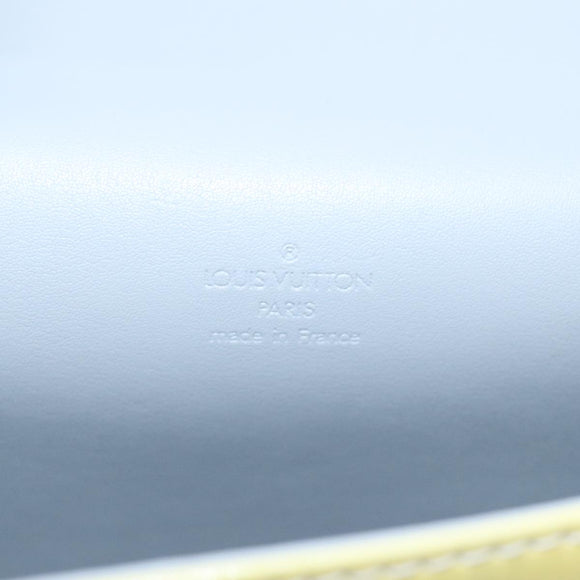 LOUIS VUITTON Monogram Vernis Spring Street Hand Bag Gris M91029 LV Auth ep5954