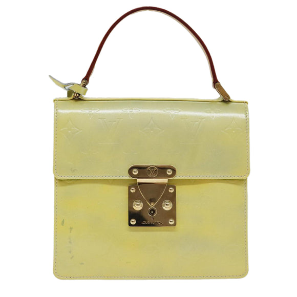LOUIS VUITTON Monogram Vernis Spring Street Handtas Grijs M91029 LV Auth ep5954