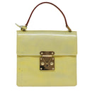 LOUIS VUITTON Monogram Vernis Spring Street Hand Bag Gris M91029 LV Auth ep5954-13