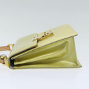 LOUIS VUITTON Monogram Vernis Spring Street Hand Bag Gris M91029 LV Auth ep5954-4