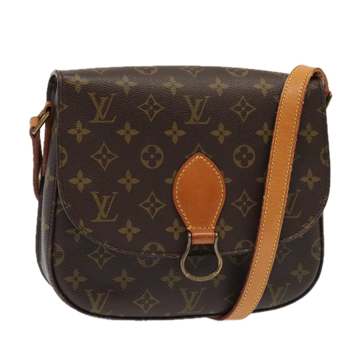 LOUIS VUITTON Monogram Saint Cloud GM Shoulder Bag M51242 LV Auth ep5956