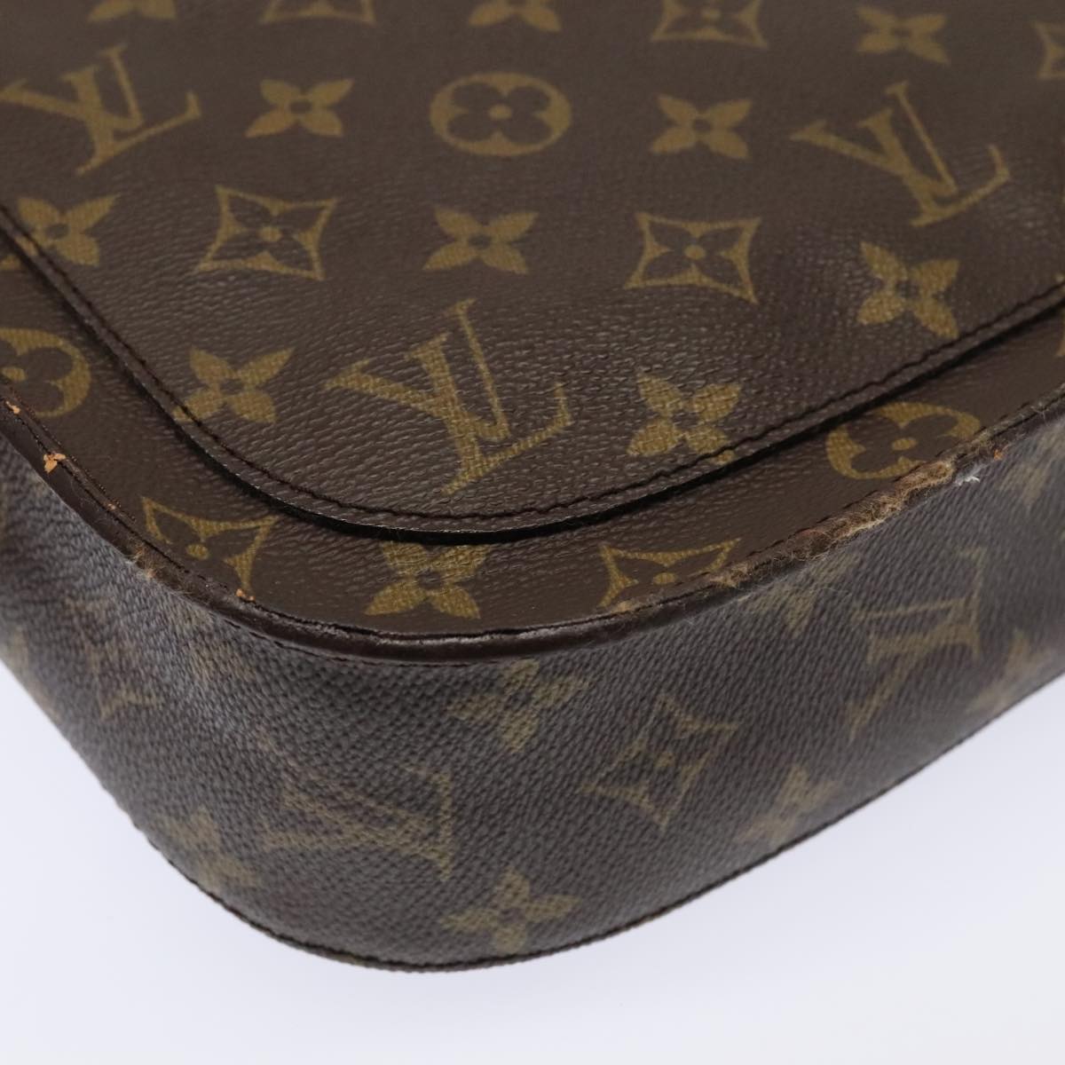 LOUIS VUITTON Monogram Saint Cloud GM Shoulder Bag M51242 LV Auth ep5956