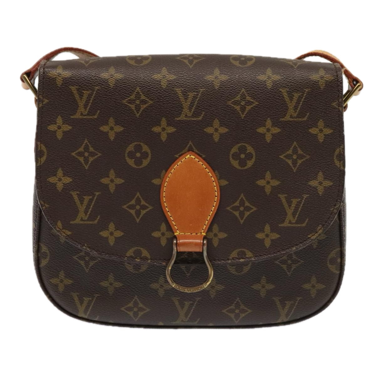 LOUIS VUITTON Monogram Saint Cloud GM Shoulder Bag M51242 LV Auth ep5956