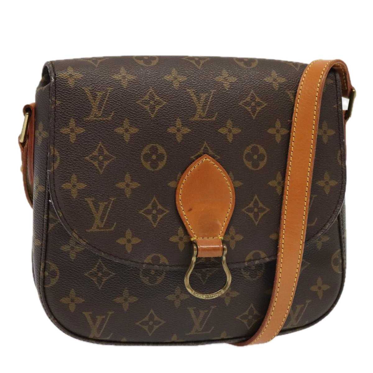 LOUIS VUITTON Monogram Saint Cloud GM Shoulder Bag M51242 LV Auth ep5960