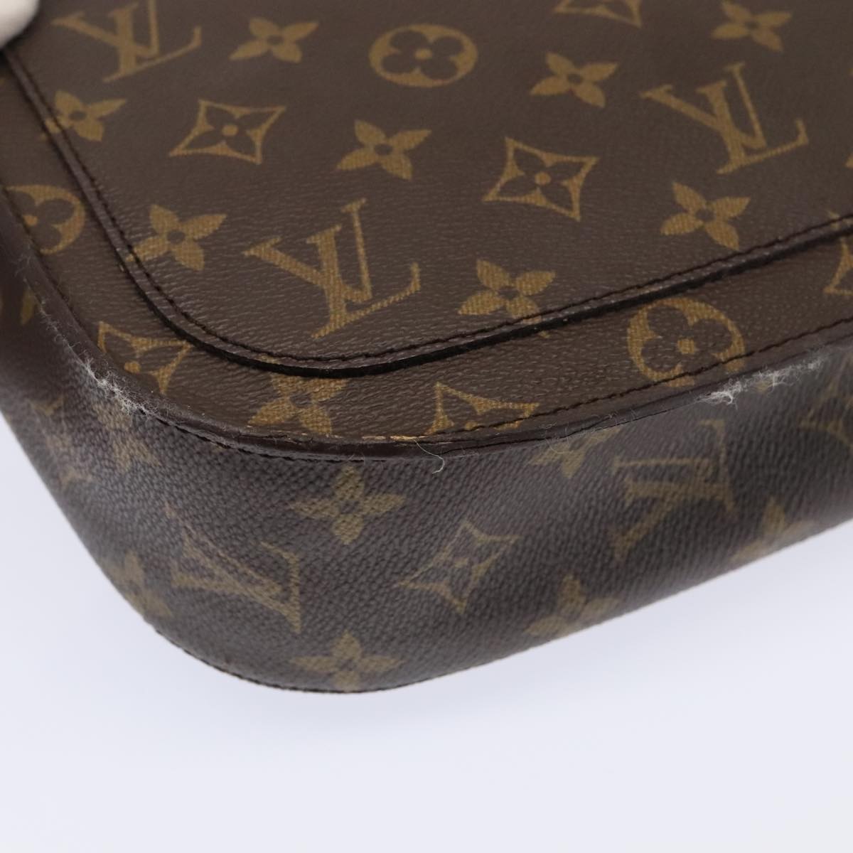 LOUIS VUITTON Monogram Saint Cloud GM Shoulder Bag M51242 LV Auth ep5960