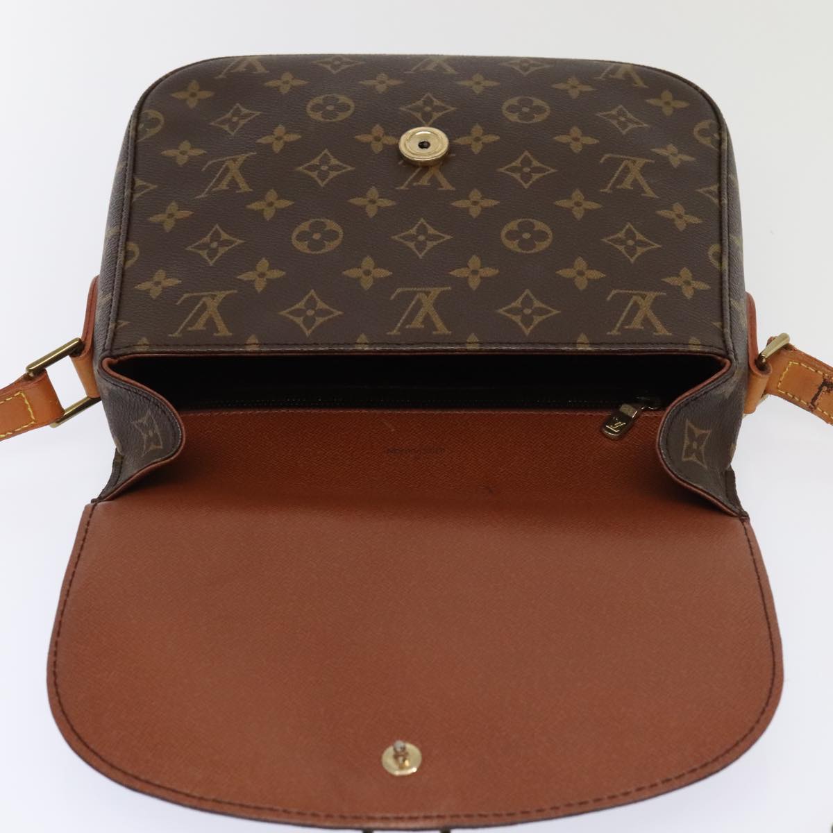 LOUIS VUITTON Monogram Saint Cloud GM Shoulder Bag M51242 LV Auth ep5960