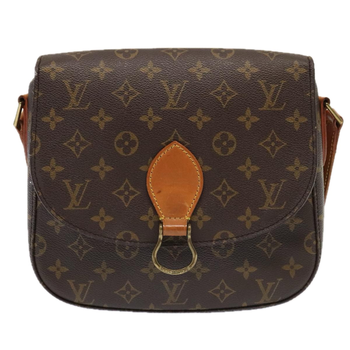 LOUIS VUITTON Monogram Saint Cloud GM Shoulder Bag M51242 LV Auth ep5960