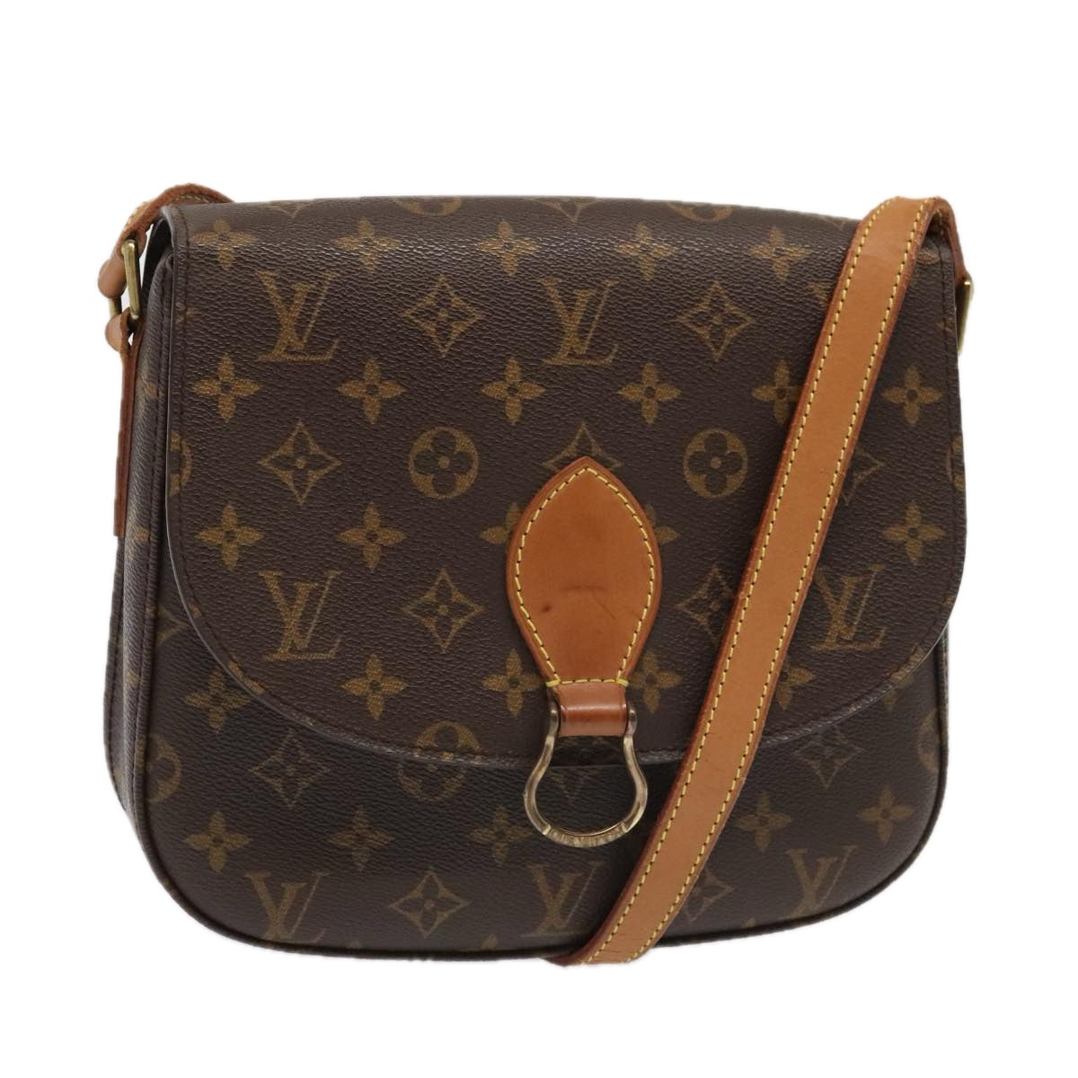 LOUIS VUITTON Monogram Saint Cloud GM Shoulder Bag M51242 LV Auth ep5963