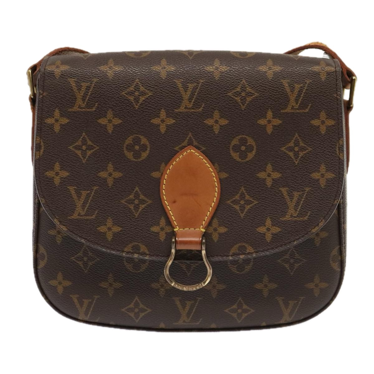 LOUIS VUITTON Monogram Saint Cloud GM Shoulder Bag M51242 LV Auth ep5963