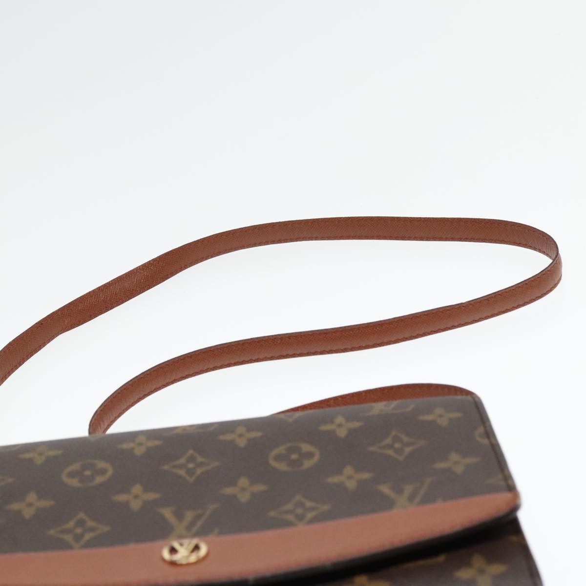 LOUIS VUITTON Monogram Bordeaux 24 Shoulder Bag M51798 LV Auth ep5965