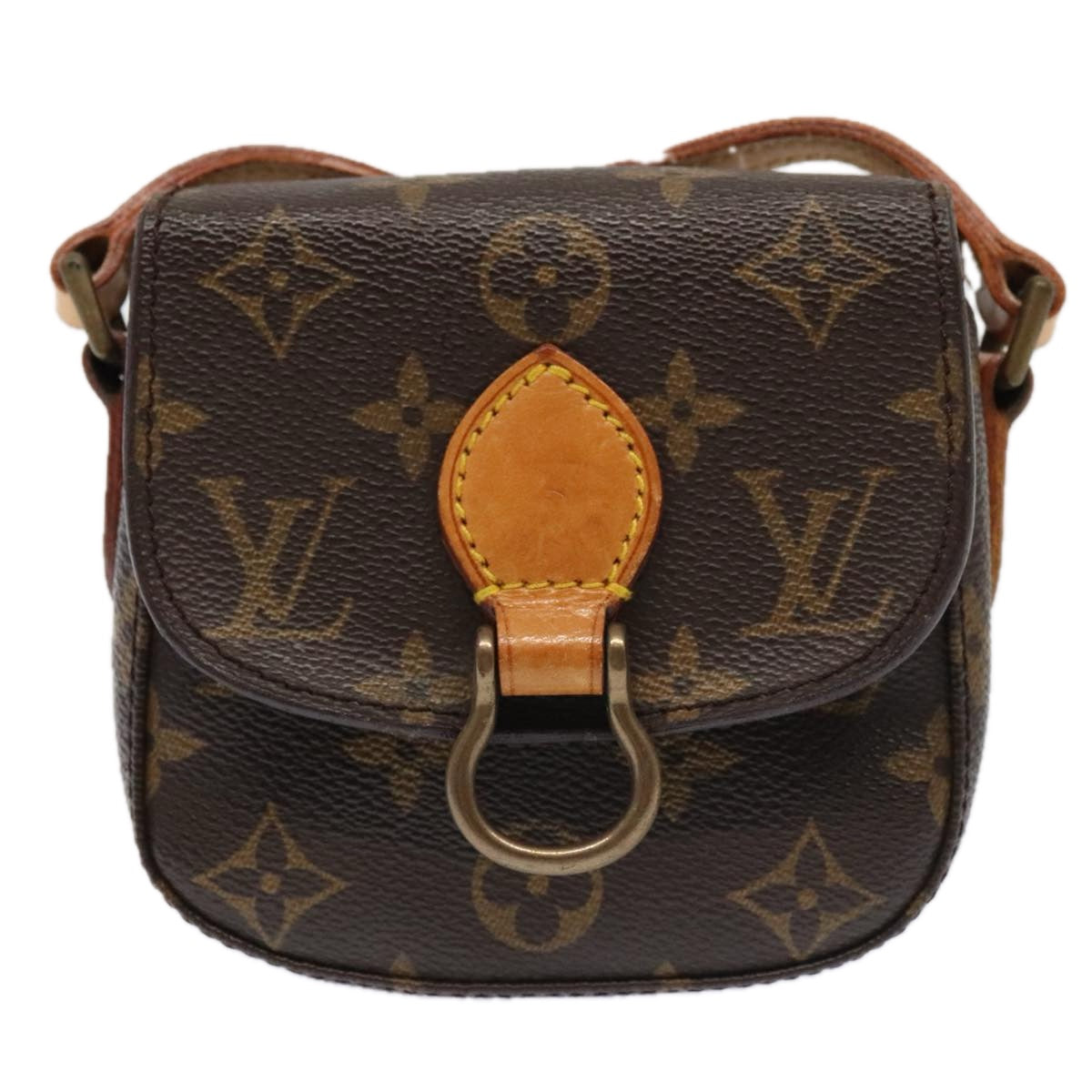 LOUIS VUITTON Monogram Bebe Monogram Saint Cloud Bag M51245 LV Auth ep5966