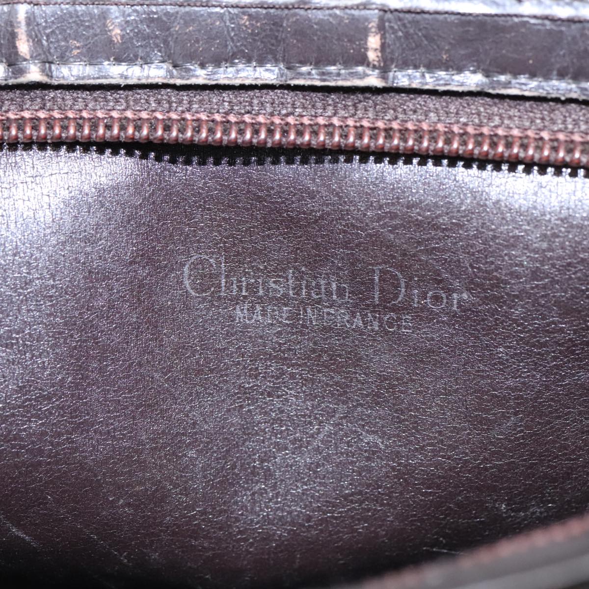 Christian Dior Trotter Canvas Shoulder Bag Brown Auth ep5983