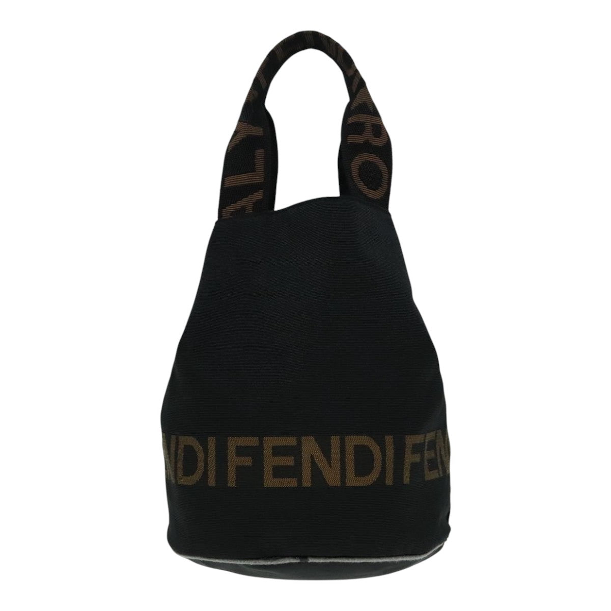 FENDI Hand Bag Nylon Black Auth ep5997 - 0