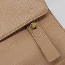 SAINT LAURENT Handtas Leer 2-weg Beige Goud 313499 Auth ep5999-18