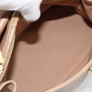 SAINT LAURENT Handtas Leer 2-weg Beige Goud 313499 Auth ep5999-12