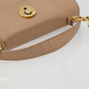 SAINT LAURENT Handtas Leer 2-weg Beige Goud 313499 Auth ep5999-7
