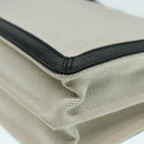 BALENCIAGA Shoulder Bag Canvas Black White 339937 Auth ep6004-16