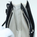 BALENCIAGA Shoulder Bag Canvas Black White 339937 Auth ep6004-22