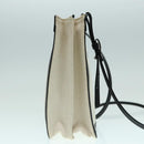 BALENCIAGA Shoulder Bag Canvas Black White 339937 Auth ep6004-4