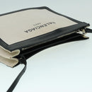 BALENCIAGA Shoulder Bag Canvas Black White 339937 Auth ep6004-6