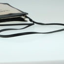 BALENCIAGA Shoulder Bag Canvas Black White 339937 Auth ep6004-7