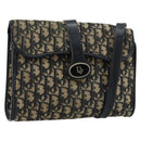 Christian Dior Trotter Canvas Shoulder Bag Navy Auth ep6005-1