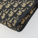 Christian Dior Trotter Canvas Shoulder Bag Navy Auth ep6005-11
