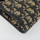Christian Dior Trotter Canvas Shoulder Bag Navy Auth ep6005-12