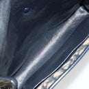 Christian Dior Trotter Canvas Shoulder Bag Navy Auth ep6005-20