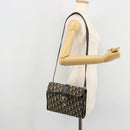 Christian Dior Trotter Canvas Shoulder Bag Navy Auth ep6005-25
