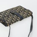 Christian Dior Trotter Canvas Shoulder Bag Navy Auth ep6005-7