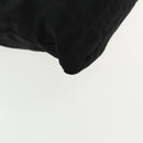 FENDI Zucca Canvas Shoulder Bag Nylon Black Silver Auth ep6025-9