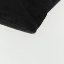 FENDI Zucca Canvas Shoulder Bag Nylon Black Silver Auth ep6025-14