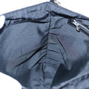 FENDI Zucca Canvas Shoulder Bag Nylon Black Silver Auth ep6025-20