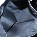 FENDI Zucca Canvas Shoulder Bag Nylon Black Silver Auth ep6025-22