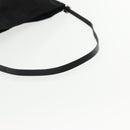 FENDI Zucca Canvas Shoulder Bag Nylon Black Silver Auth ep6025-7