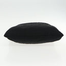 FENDI Zucca Canvas Shoulder Bag Nylon Black Silver Auth ep6025-5