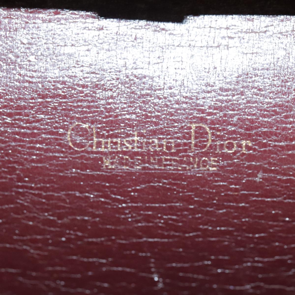 Christian Dior Trotter Canvas Shoulder Bag Red Auth ep6036