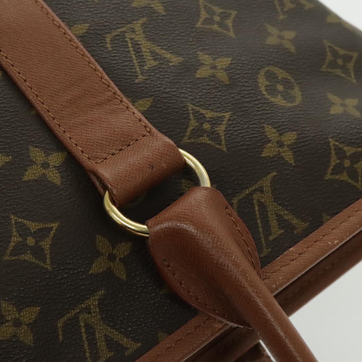 LOUIS VUITTON Monogram Sac Weekend PM Tote Bag M42425 LV Auth ep6056