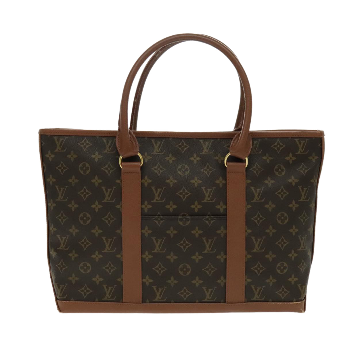 LOUIS VUITTON Monogram Sac Weekend PM Tote Bag M42425 LV Auth ep6056