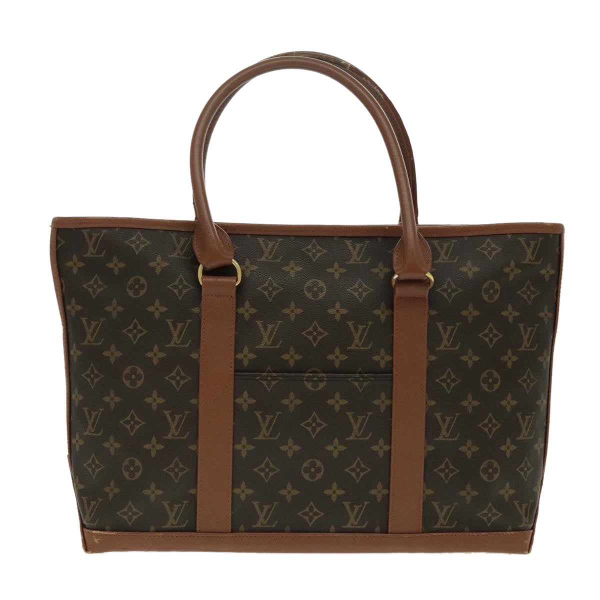 LOUIS VUITTON Monogram Sac Weekend PM Tote Bag M42425 LV Auth ep6056 - 0