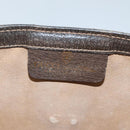 GUCCI GG Supreme Web Sherry Line Clutch Bag PVC Beige 41 014 3087 30 Auth ep6067-9