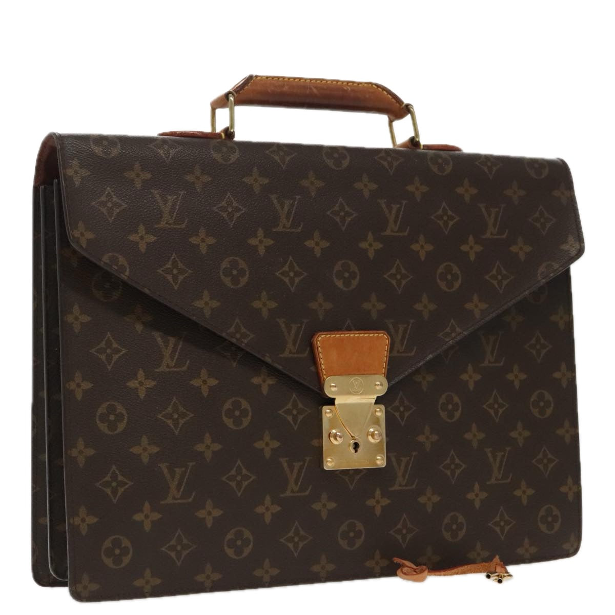 LOUIS VUITTON Monogram Serviette Conseiller Briefcase M53331 LV Auth ep6075