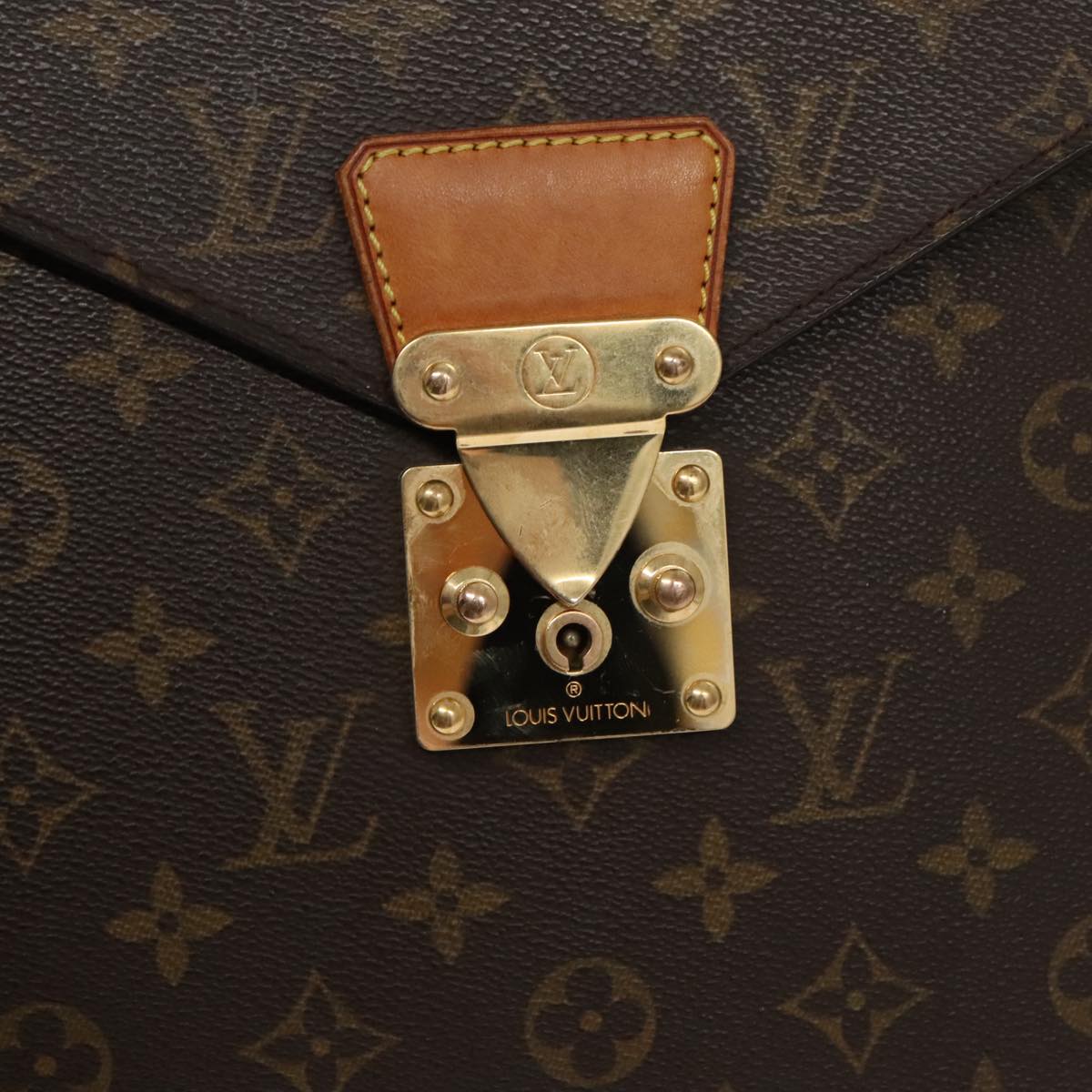 LOUIS VUITTON Monogram Serviette Conseiller Briefcase M53331 LV Auth ep6075