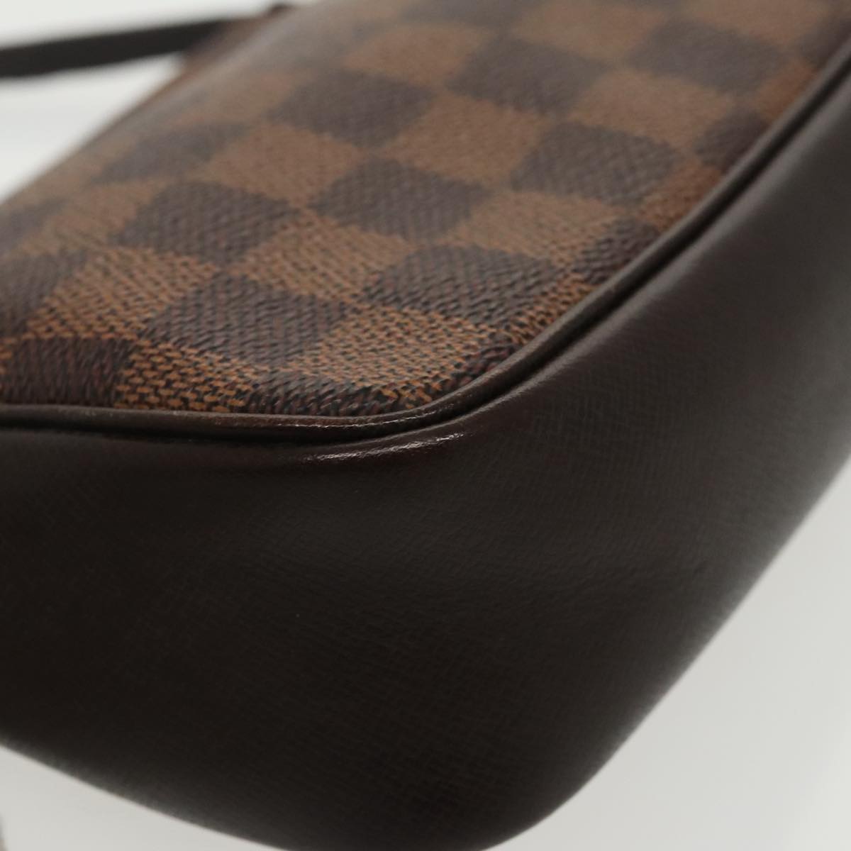 LOUIS VUITTON Damier Ebene Trousse makeup Pouch N51982 LV Auth ep6082