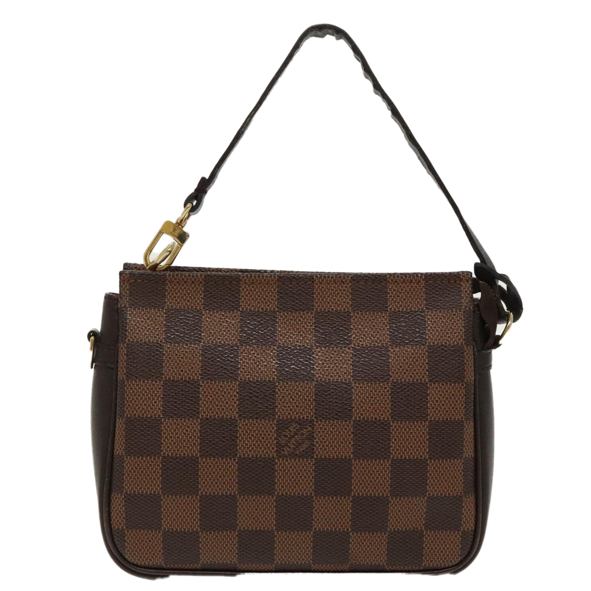 LOUIS VUITTON Damier Ebene Trousse makeup Pouch N51982 LV Auth ep6082