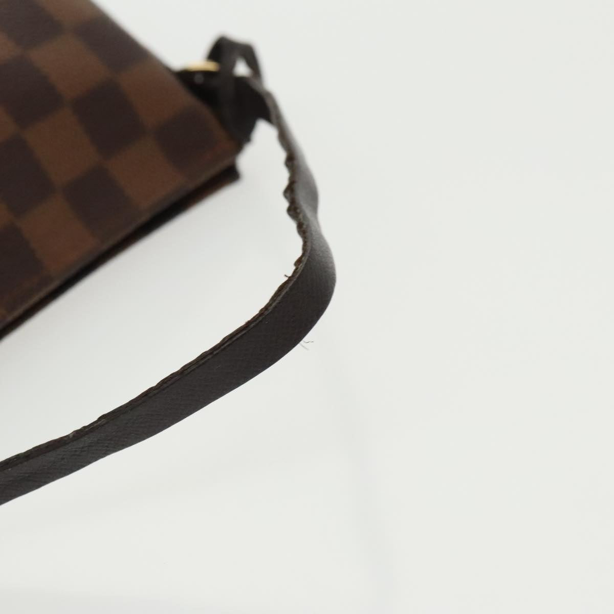 LOUIS VUITTON Damier Ebene Trousse makeup Pouch N51982 LV Auth ep6082