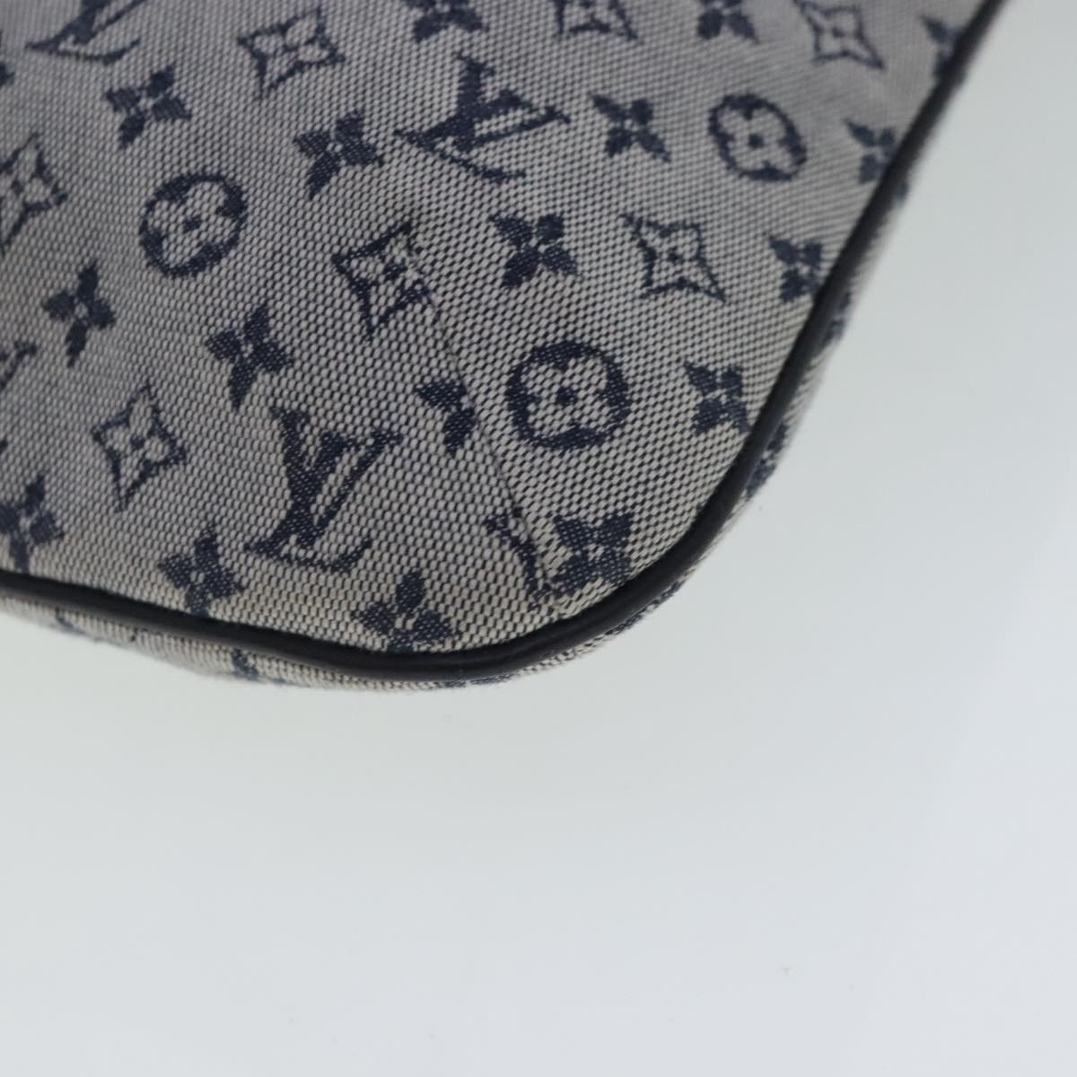 LOUIS VUITTON Monogram Mini Françoise Tote Bag 2way Blue M92208 LV Auth ep6118