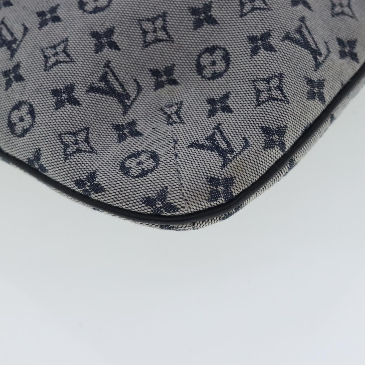 LOUIS VUITTON Monogram Mini Françoise Tote Bag 2way Blue M92208 LV Auth ep6118